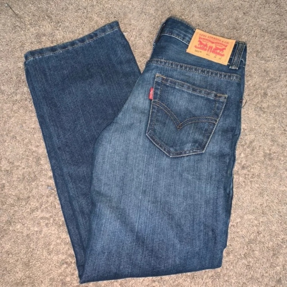 Levi's 505 straight leg jeans